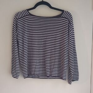 Striped 3/4 Sleeve Top